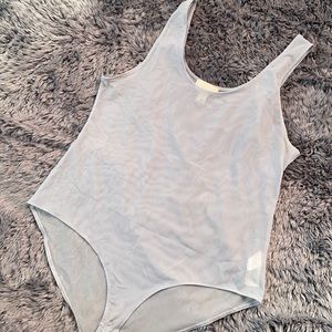 Baby Blue Mesh Bodysuit! Forever 21+